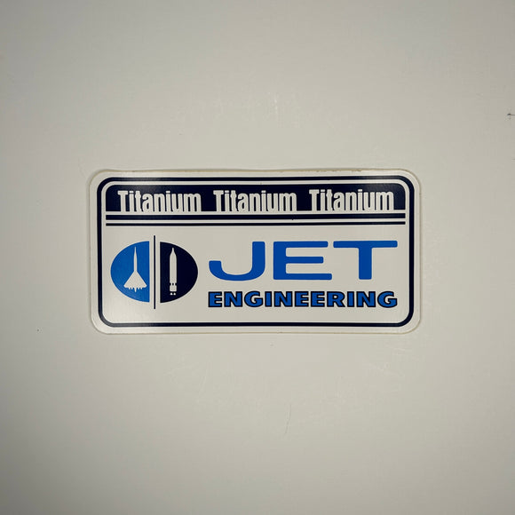 Original Jet Engineering Titanium Decal