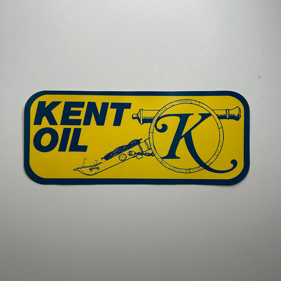 Original Kent Oil Decal