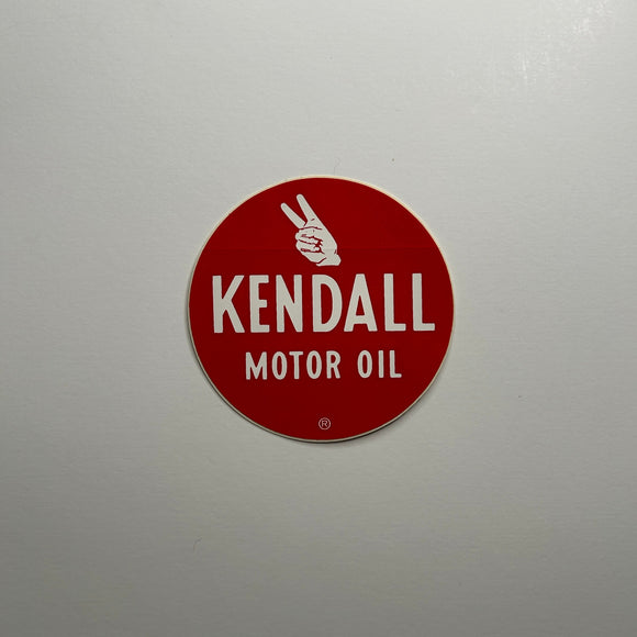 Original Kendall Motor Oil Decal