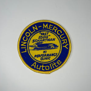 Original Lincoln-Mercury Autolite Fast Eddie Schartman Patch