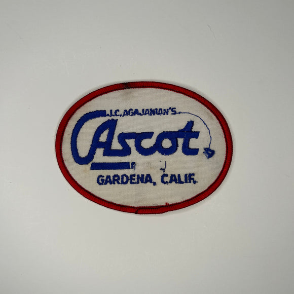 Original J.C. Agajanian's Ascot Raceway Patch