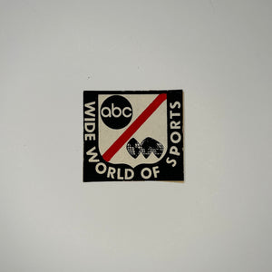 Original Wide World of Sports Decal