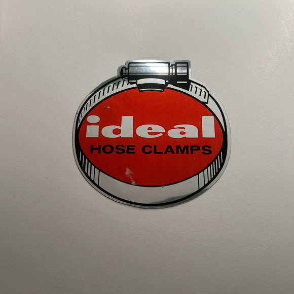 Original Ideal Hose Clamps Metallic Decal