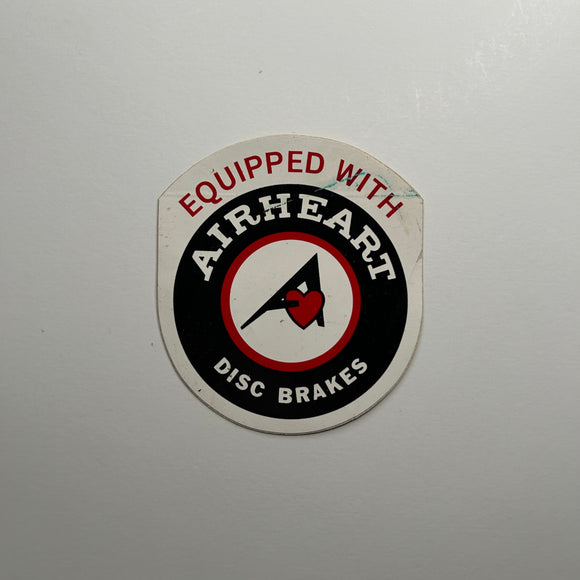 Original Equipped with Airheart Disc Brakes Decal