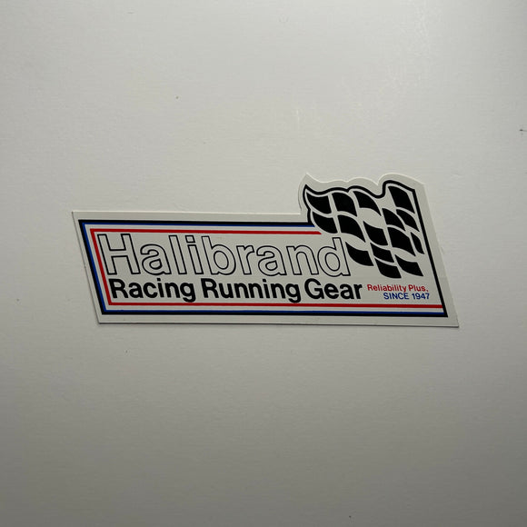 Original Halibrand Racing Running Gear Decal