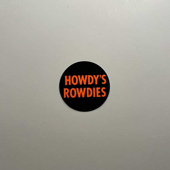 Original Howdy's Rowdies Decal