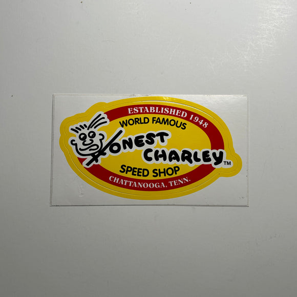 Original World-Famous Honest Charley Speedshop Decal