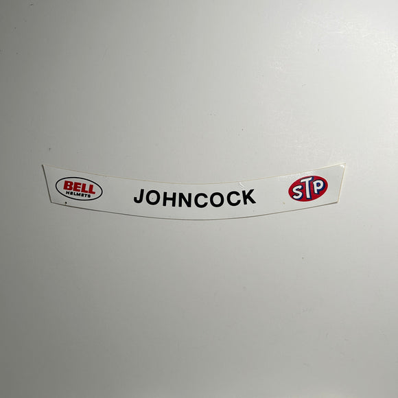 Original Johncock Bell STP Decal