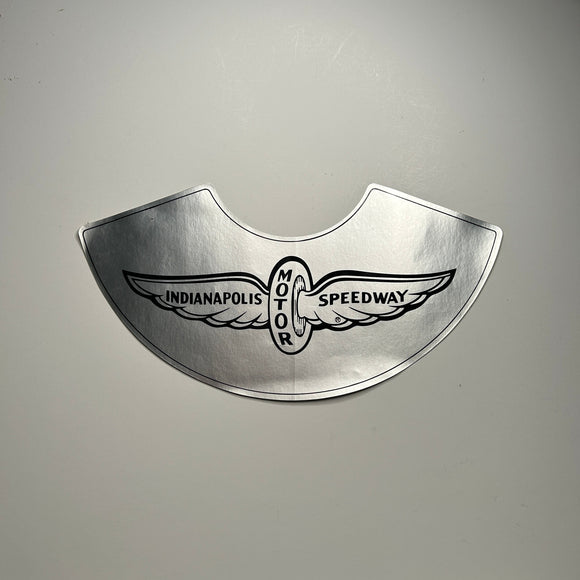 Original Indianapolis Motor Speedway Metallic Decal