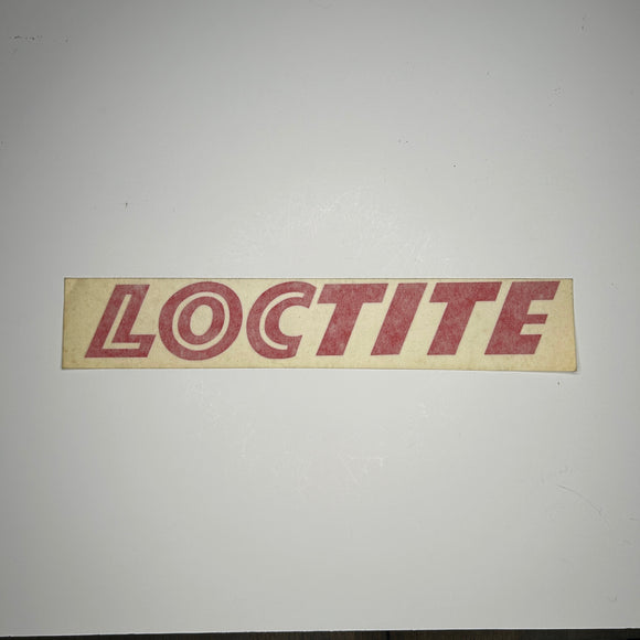 Original Loctite Decal