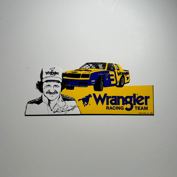 Original Dale Earnhardt Wrangler Racing Team Decal