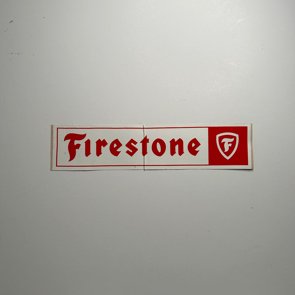 Original Firestone Rectangle Decal