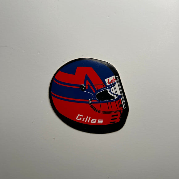 Original Gilles Helmet Decal