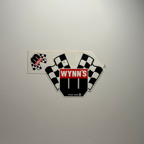 Original Wynn's Decal Sheet