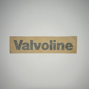 Original Valvoline Reversed Decal Rectangle