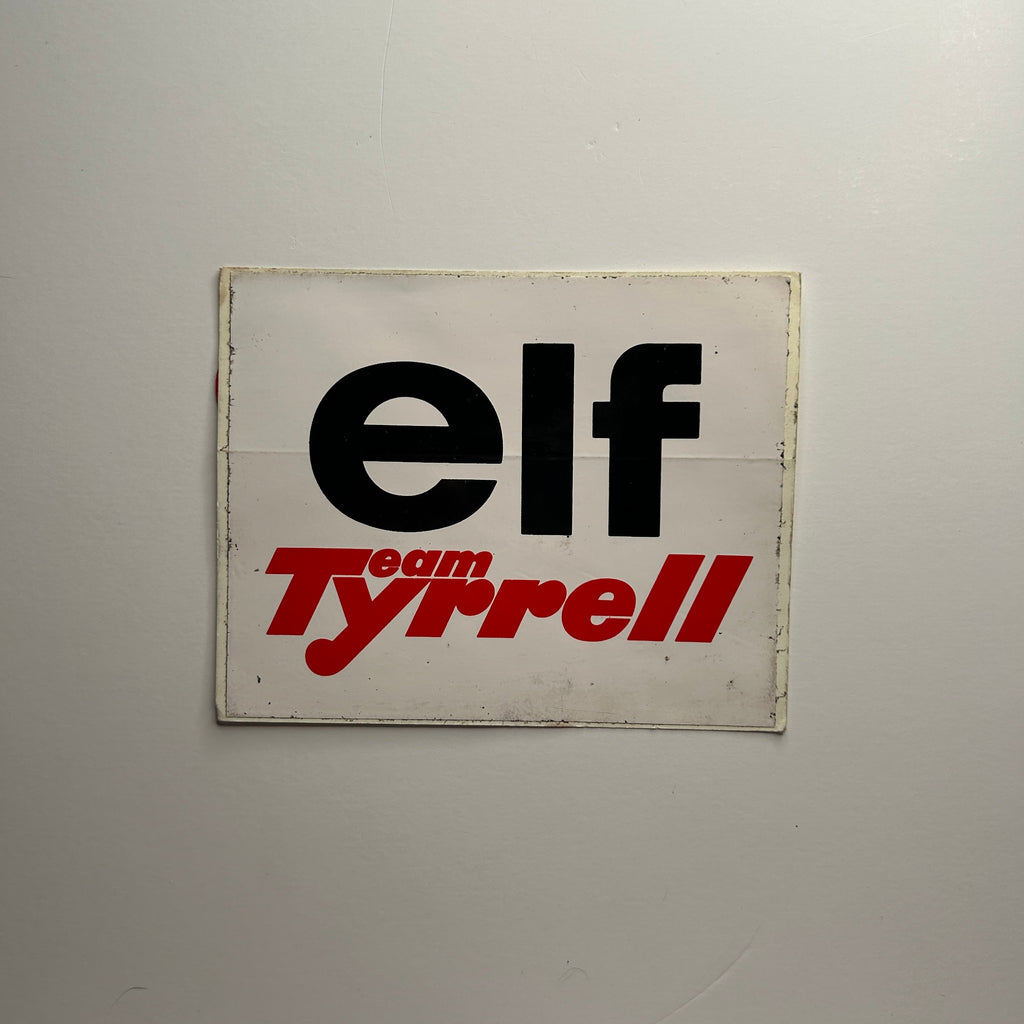 Original elf Team Tyrrell Decal