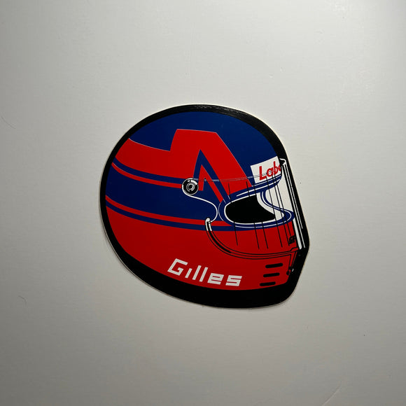 Original Gilles Helmet Decal