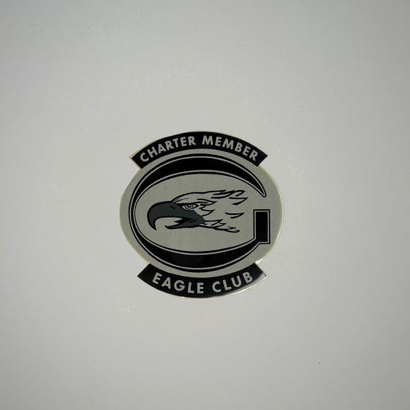 Original Charter Member Gurney Eagle Club Decal