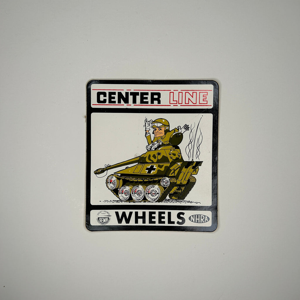 Original Center Line Wheels Decal