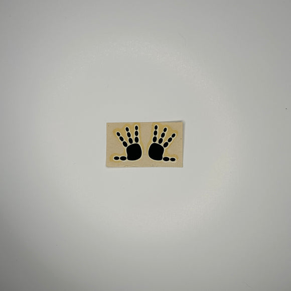 Original Four-fingered Hand Waterslide Decal