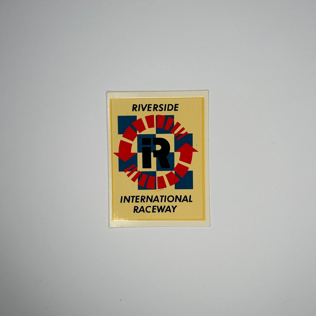 Original Riverside International Raceway Waterslide Decal