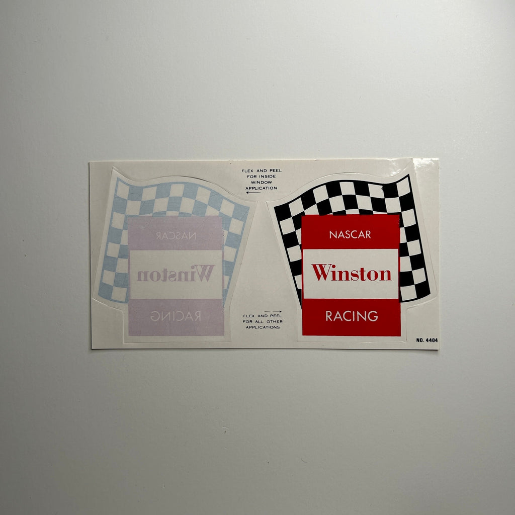 Original  NASCAR Winston Racing Decal