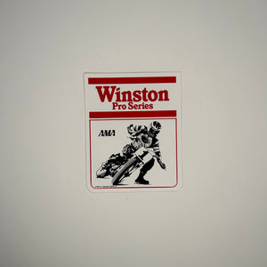 Original Winston Pro Series AMA Decal