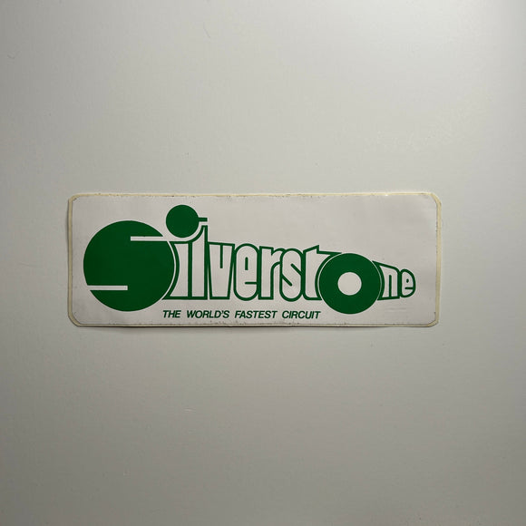 Original Silverstone The World's Fastest Circuit Decal