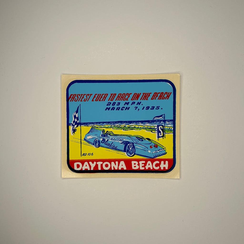 Original Daytona Beach 1935 Bluebird LSR Waterslide Decal