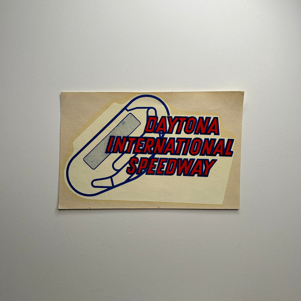 Original Daytona International Speedway Waterslide Decal