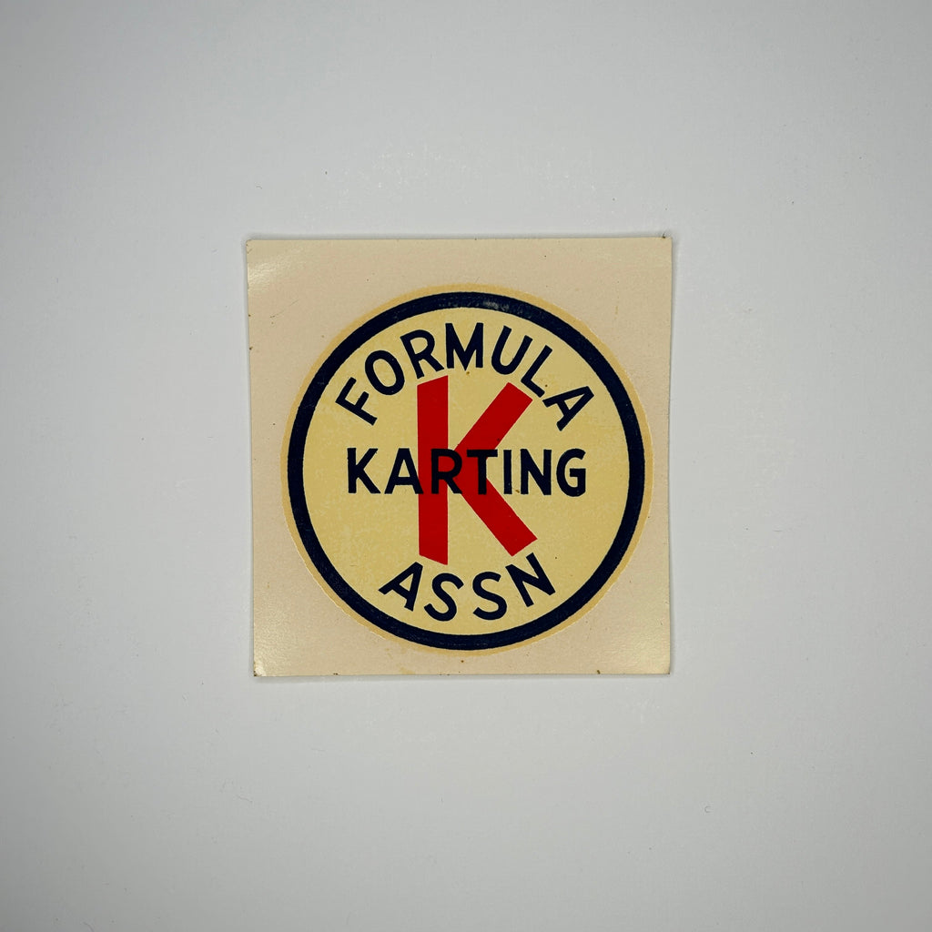 Original Formula Karting Association Waterslide Decal