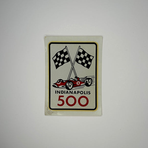 Original Indianapolis 500 Waterslide Decal