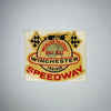 Original Winchester Speedway World's Fastest Half Mile Waterslide Decal