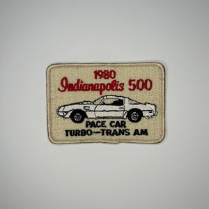 Original 1980 Indianapolis 500 Pace Car Turbo Trans AM Patch