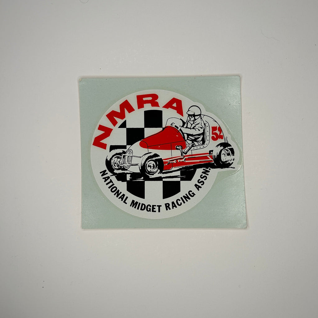 Original NMRA National Midget Racing Association Waterslide Decal