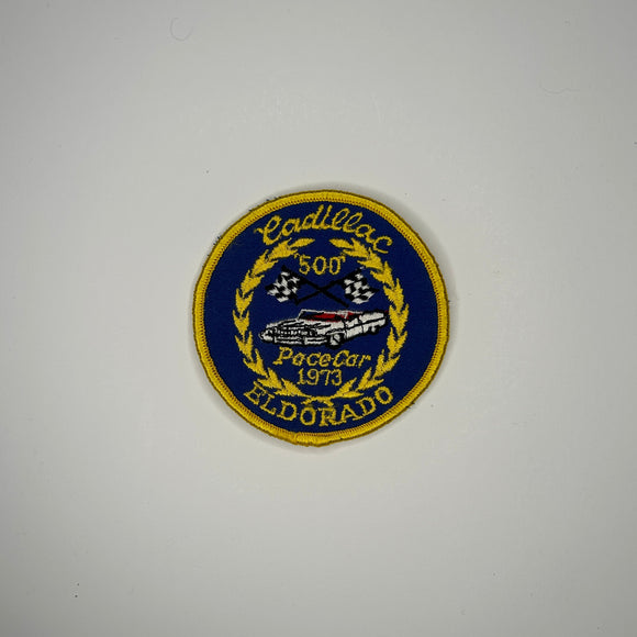 Original 1973 Cadillac Eldorado Indy 500 Pace Car Patch