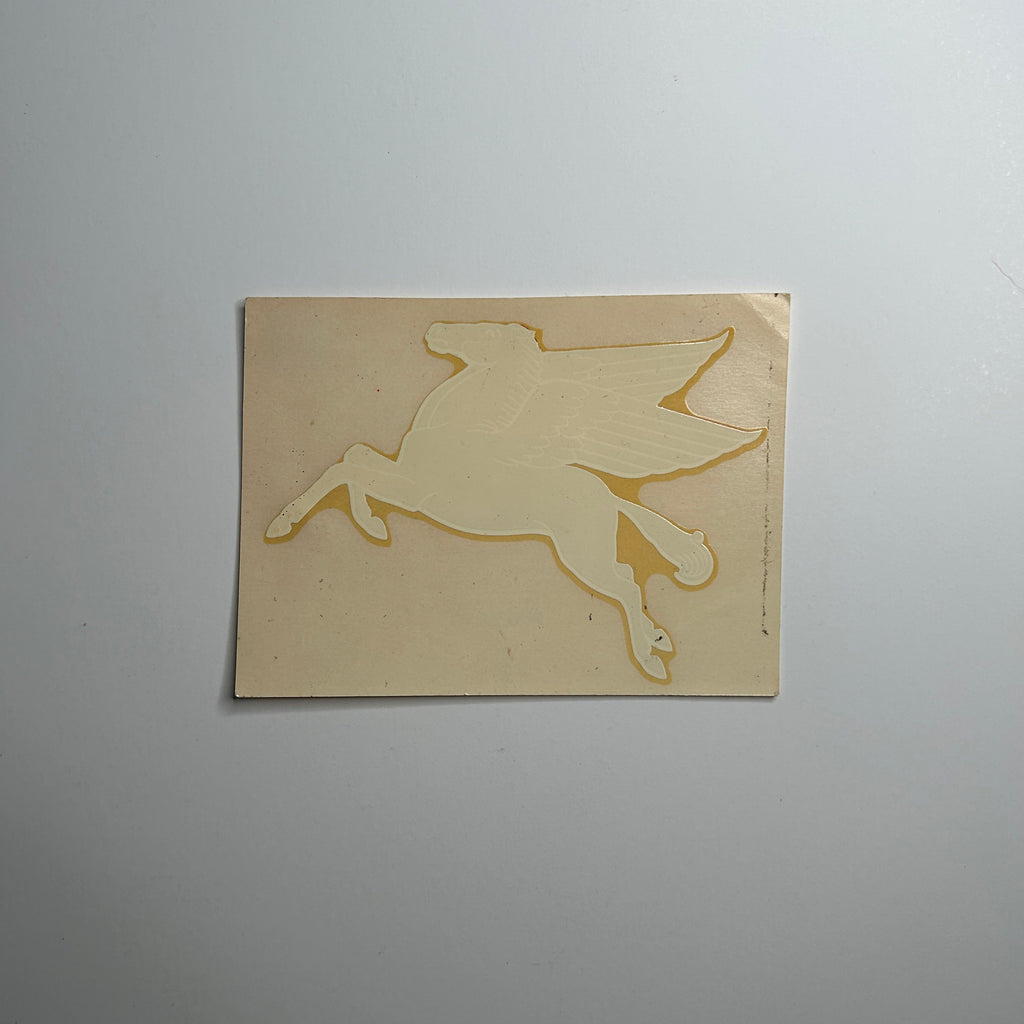 Original Mobil Pegasus Reversed Waterslide Decal