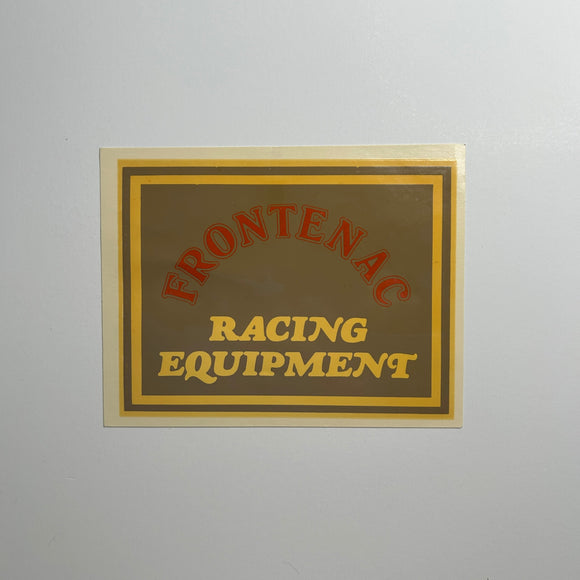 Original Frontenac Racing Equipment Waterslide Decal