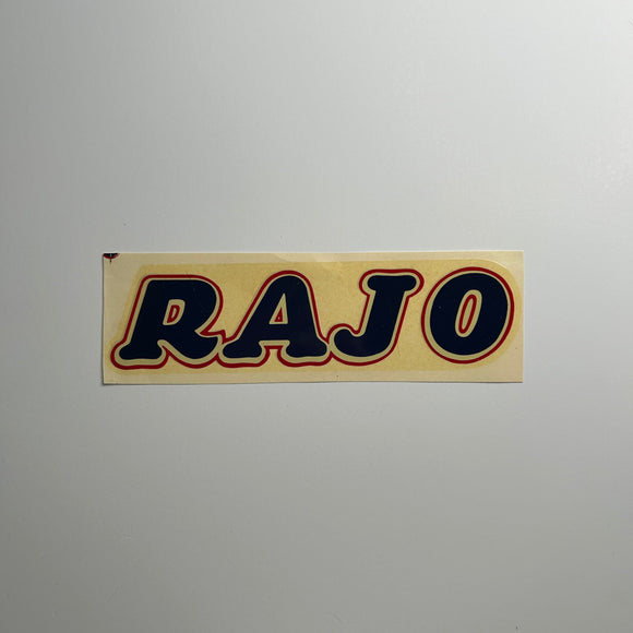 Original Rajo Waterslide Decal