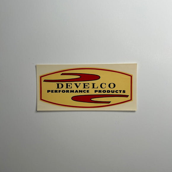 Original Develco Performance Products Waterslide Decal