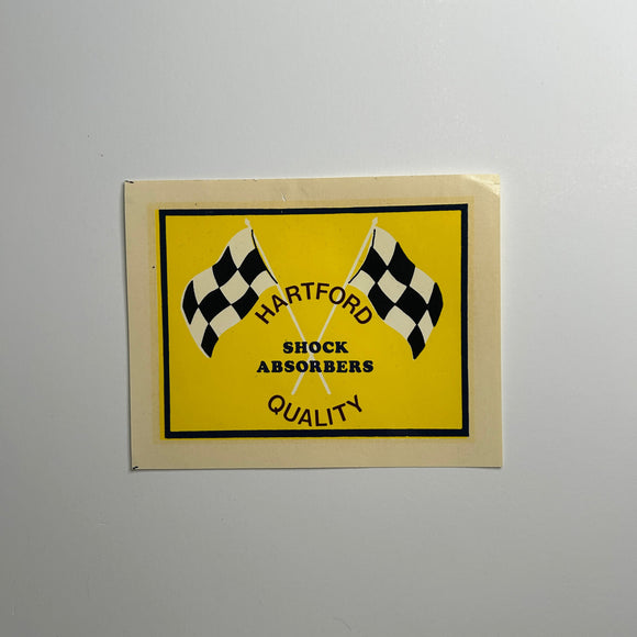 Original Hartford Shock Absorbers Quality Waterslide Decal