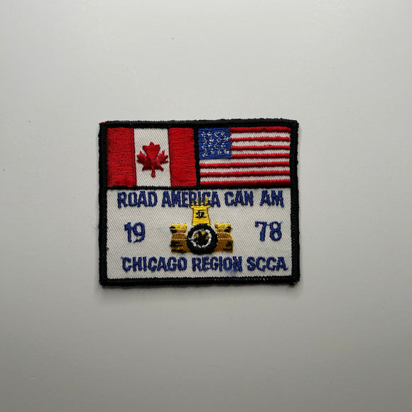 Original Road America Can Am 1978 Chicago Region SCCA Patch