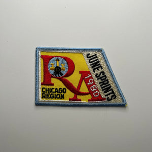 Original June Sprints Road America 1980 Chicago Region Patch