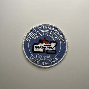 Original Watkins Glen World Championship Road Racing Patch