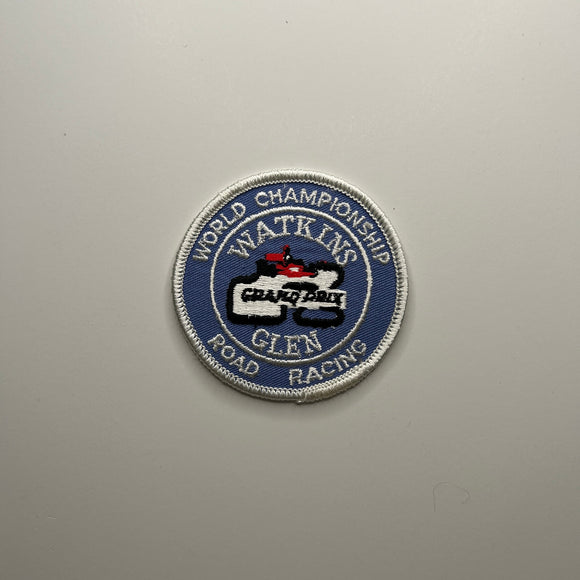 Original Watkins Glen World Championship Road Racing Patch