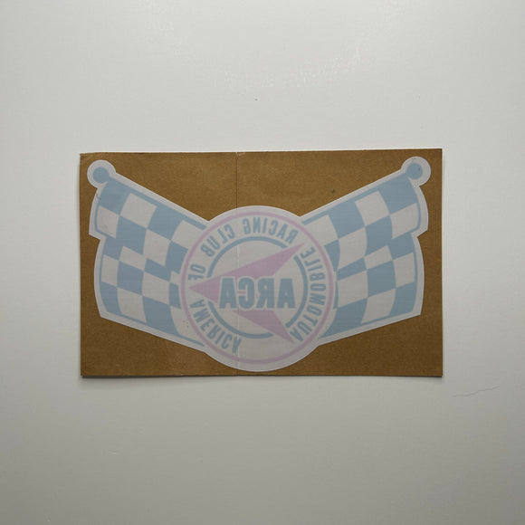 Original ARCA Automobile Racing Club of America Reversed Decal