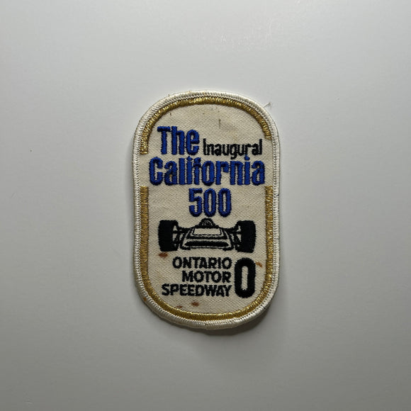 Original The Inaugural California 500 Ontario Motor Speedway Patch