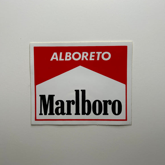 Original Alboreto Marlboro Decal