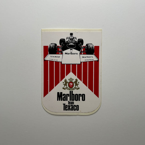 Original Marlboro Team Texas Decal