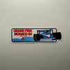 Original Grand Prix Monaco 1984 Decal